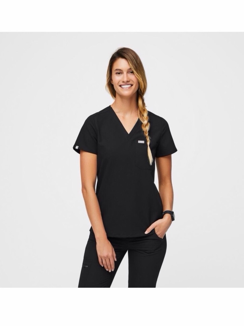 Figs Set (top and bottoms) Technical Collection Black Size S - Picture 2 of 11